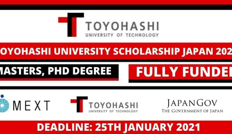 Toyohashi University MEXT Japanese Government Scholarship 2021