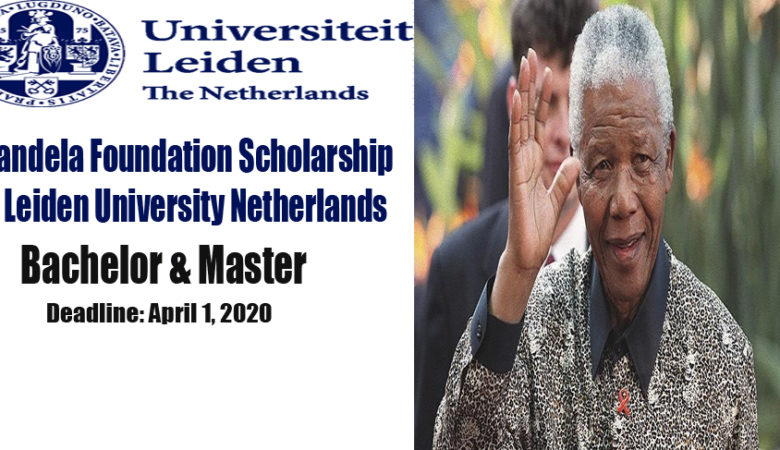 Mandela Foundation Scholarship at Leiden University Netherlands 2020