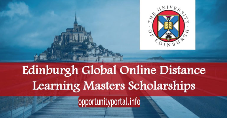 Edinburgh Global Online Learning Masters Scholarships 2020