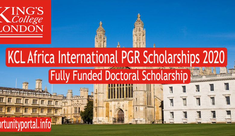 King College London Africa International PGR Scholarships 2020