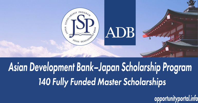 Asian Development Bank Japan Scholarship Program 2021 (Fully Funded)