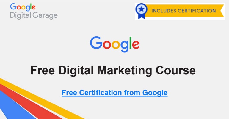Google Free Online Courses With Certificate