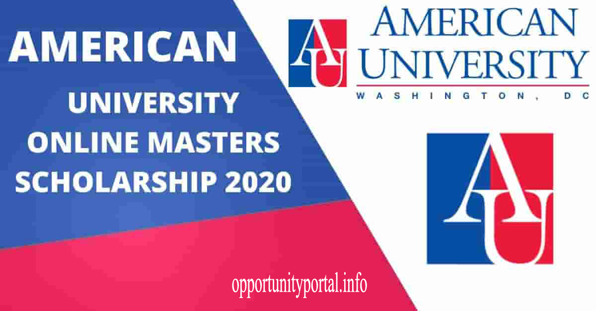 Online Master Scholarship Program 2020 From American University