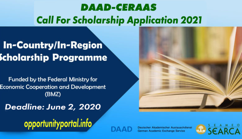 DAAD-CERAAS In-Country/In-Region Scholarship 2021 (Fully Funded)