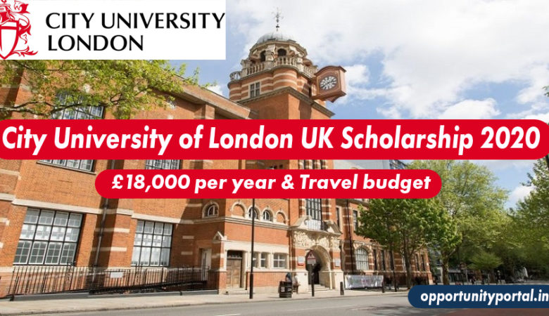 City University of London UK Scholarship 2020