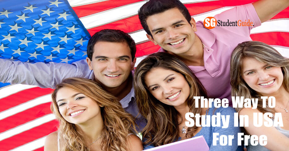 Three-Way To Study In the USA For Free For International Student ...