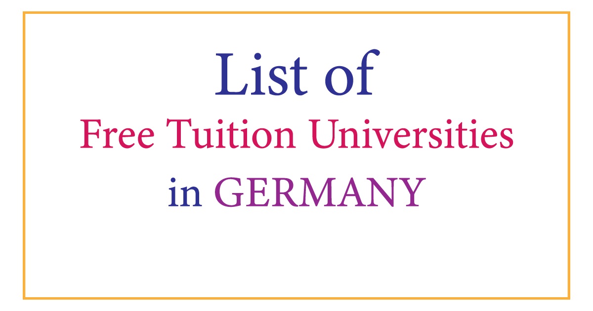 Top 10 TuitionFree Universities In Germany For International Students