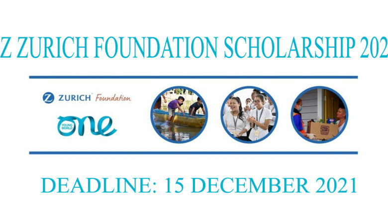 Z Zurich Foundation Scholarship 2022 (One Young World Summit) Fully Funded