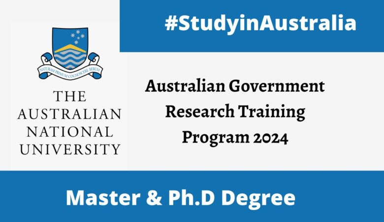 Australian National University Research Training Scholarship (Fully Funded)