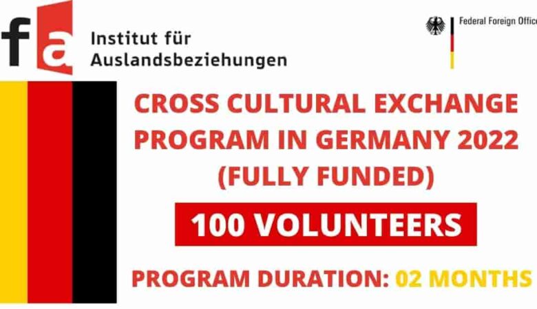 CrossCulture Fellowships Program In Germany 2022 (Fully Funded)