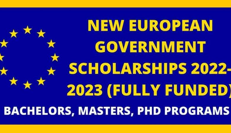 10,000 Fully Funded Scholarships In Europe 2022 (BS, MS, Ph.D.)