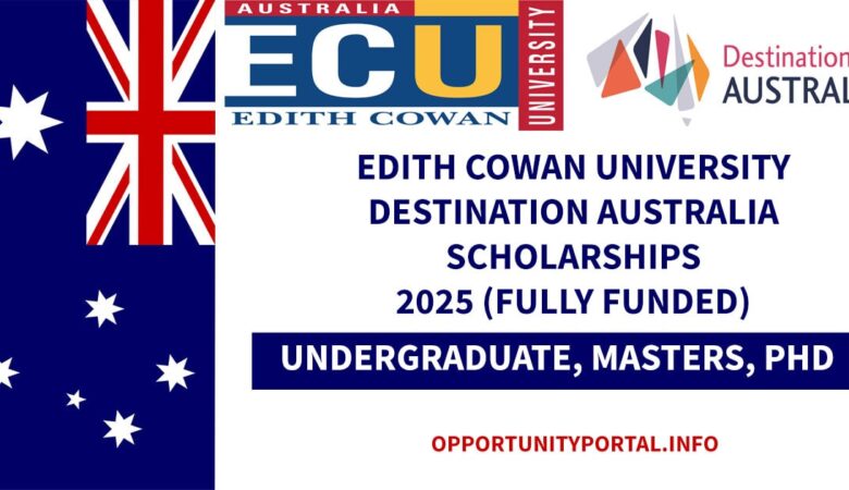 Edith Cowan University Destination Australia Scholarships 2025 (Fully Funded)