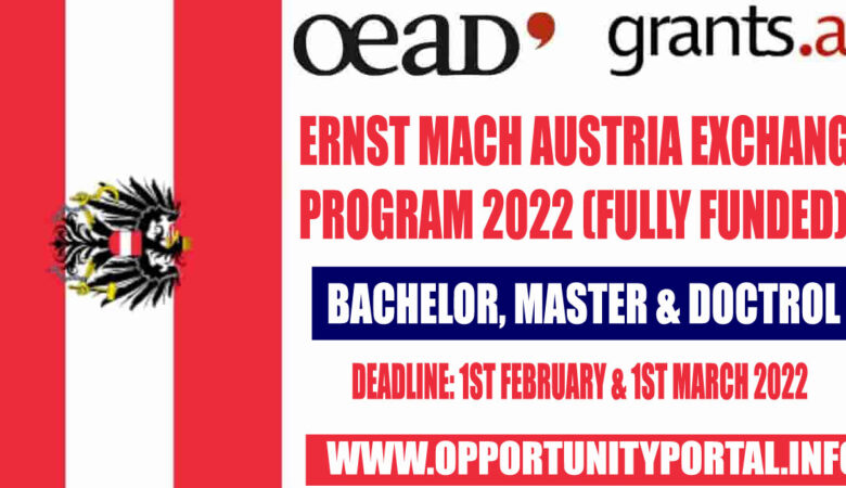 Ernst Mach Austria Exchange Program 2022 in Europe (Fully Funded)