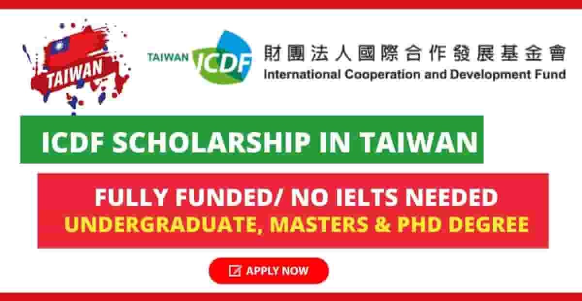 taiwan phd scholarship 2022