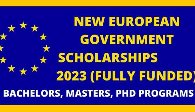 List of European Government Scholarships For International Student 2023 (Funded)