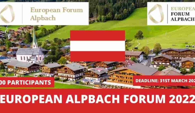European Forum Alpbach Awards Scholarships 2023 (Fully Funded)