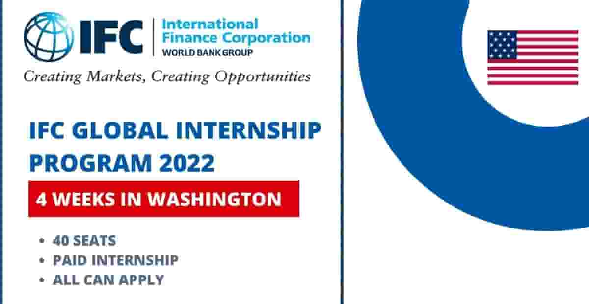 IFC Global Internship Program 2022 (Funded) Opportunity Portal