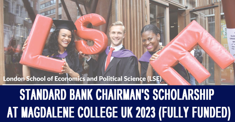 Standard Bank Chairman's Scholarship At Magdalene College UK 2023 (Fully Funded)