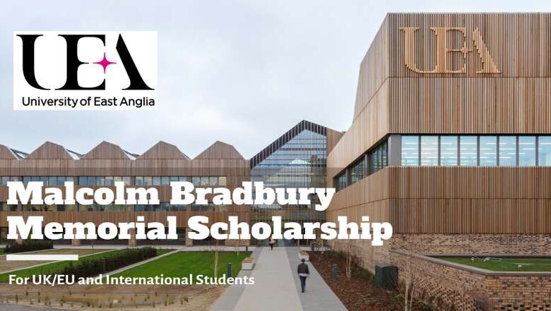 Malcolm Bradbury Memorial Scholarship in UK 2023 (Funded)