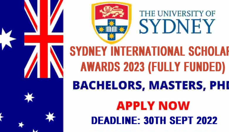University of Sydney International Scholars Awards 2023 (Fully Funded)