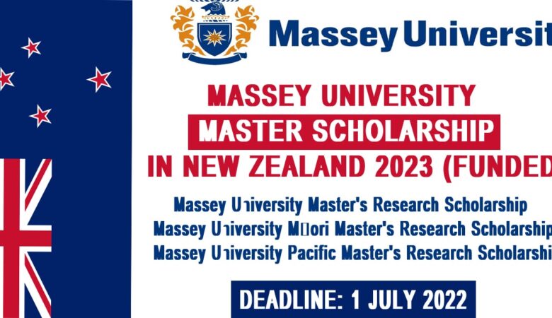 Massey University Master Scholarship In New Zealand 2023 (Funded)