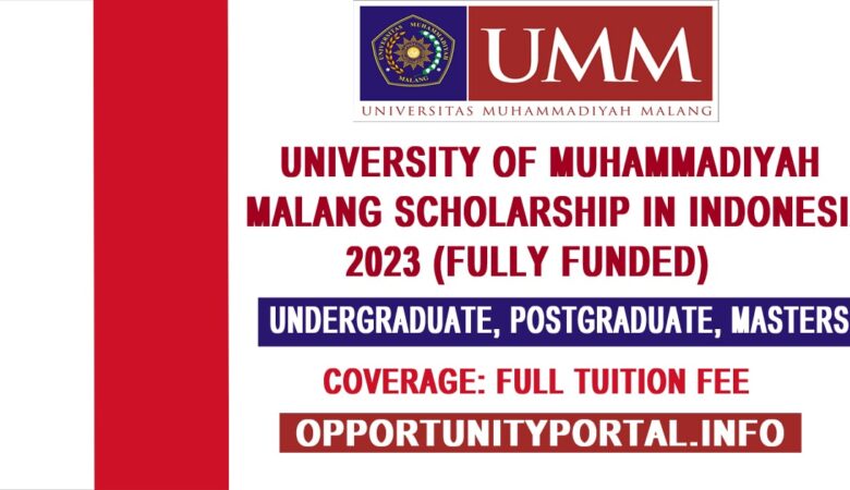 University Of Muhammadiyah Malang Scholarship in Indonesia 2023 (Fully Funded)