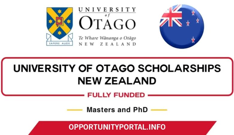 University of Otago Scholarships in New Zealand (Funded)