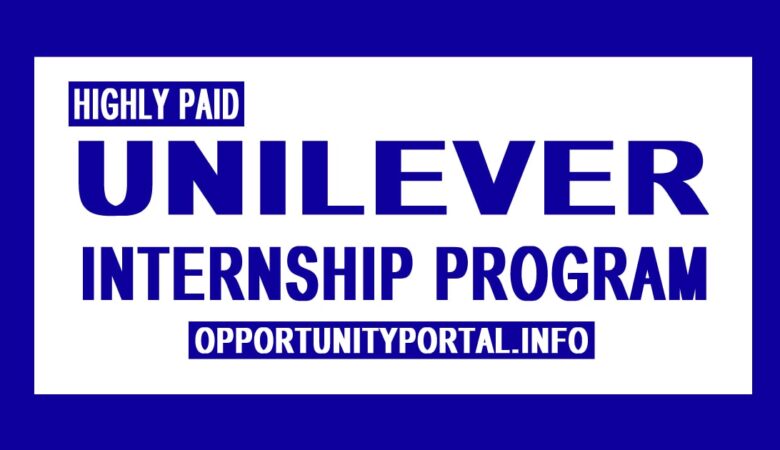 Unilever Internship 2022 | Online Application Form