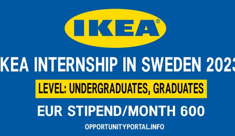 IKEA Internship in Sweden 2023 Work & Internships