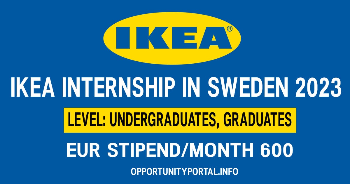 IKEA Internship in Sweden 2023 | Work & Internships - Opportunity Portal