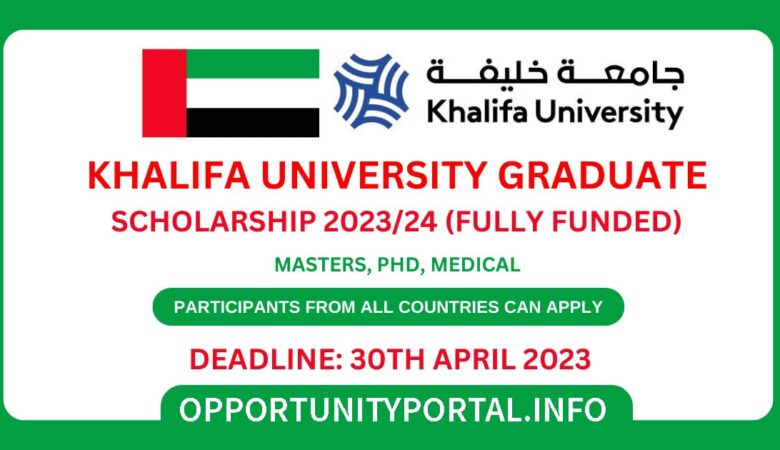 Khalifa University Scholarship 2023-24 In United Arab Emirates (Fully Funded)