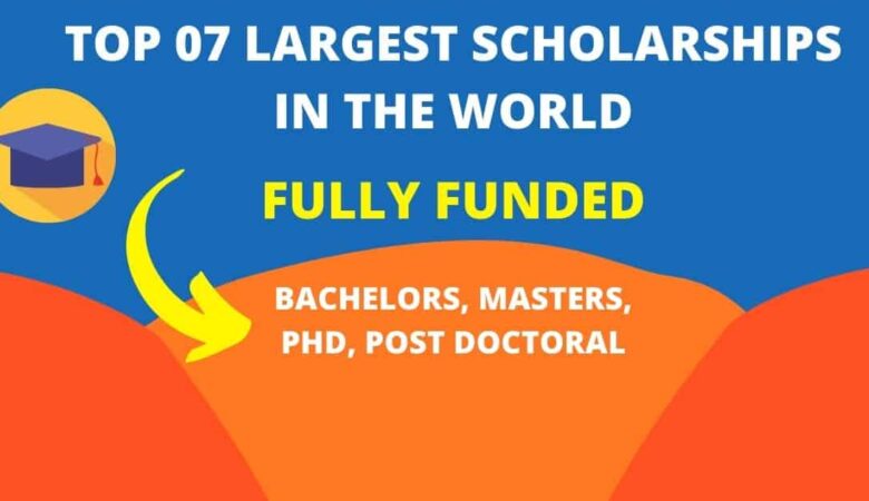 Top 7 Largest Dollar Amount Scholarships (Fully Funded)
