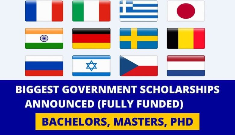World Biggest List of Government Scholarships (Fully Funded)