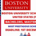 Boston University Scholarships In USA 2023 (Funded)