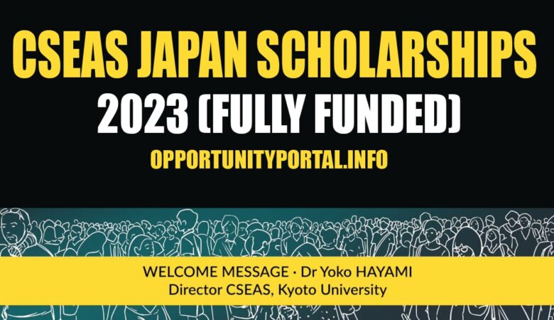 CSEAS Japan Scholarships 2023 (Fully Funded)
