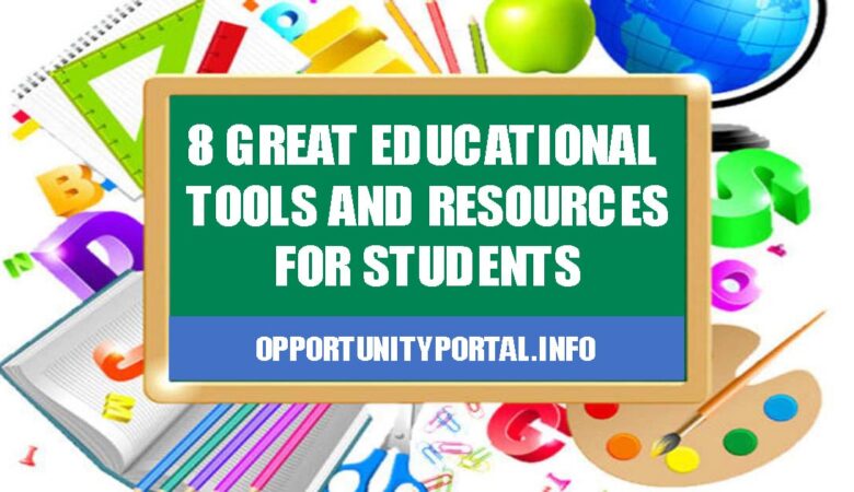 8 Great Educational Tools and Resources for Students