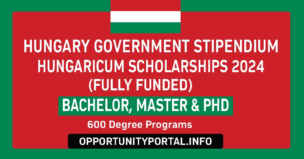 Hungary Government Stipendium Hungaricum Scholarships 2024 (Fully