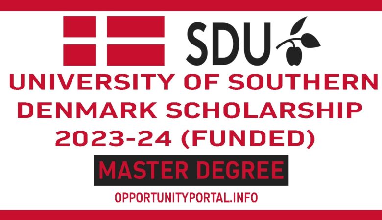 University of Southern Denmark Scholarship 2023-24 (Funded)