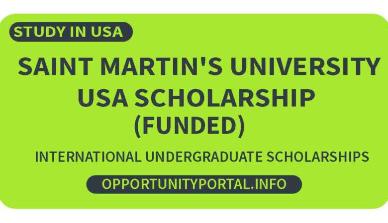 Saint Martin's University USA Scholarship 2024 (Funded)