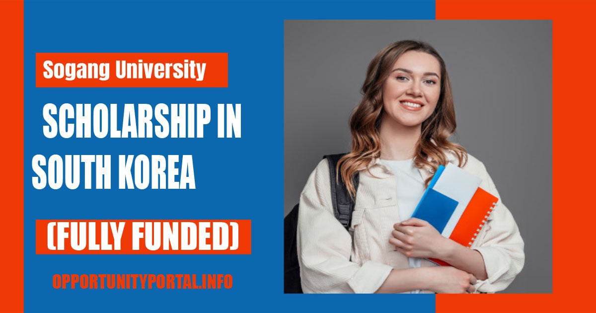 Sogang University Scholarship in South Korea 2025 (Fully Funded