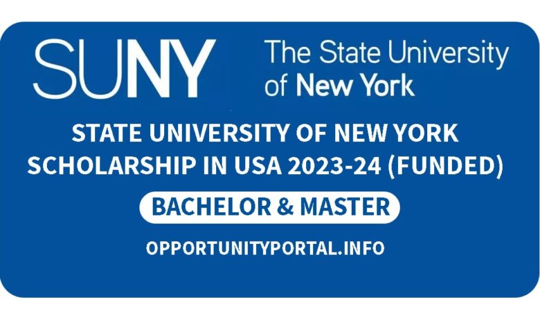 State University of New York Scholarship In USA 2023-24 (Funded)