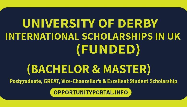 University of Derby International Scholarships In UK 2025 (Funded)