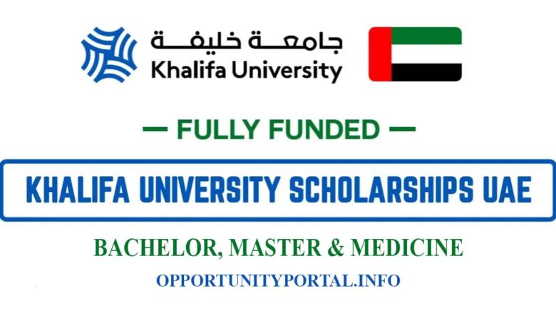 Khalifa University International Scholarship In UAE 2023-24 (Fully Funded)