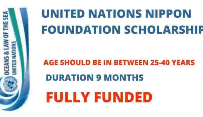 The United Nations Nippon Foundation Scholarship (UNNF) 2023 (Fully Funded)