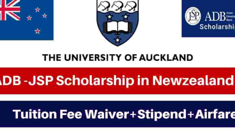 University of Auckland Asian Development Bank Scholarship 2023-24 (Fully Funded)