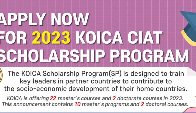 KOICA CIAT Scholarship Program in South Korea 2024 (Fully Funded)