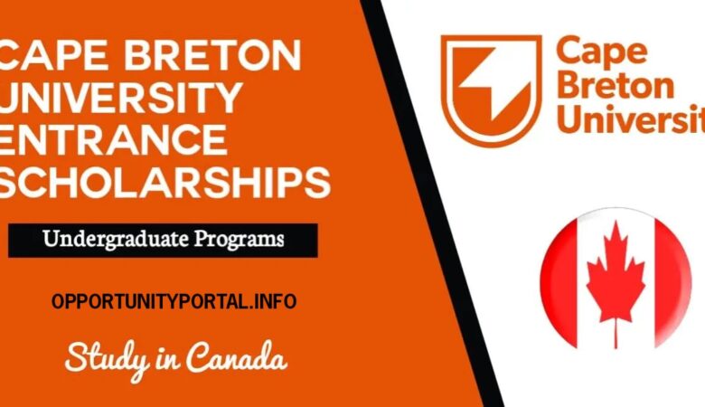 Cape Breton University Scholarships In Canada 2024 (Funded)