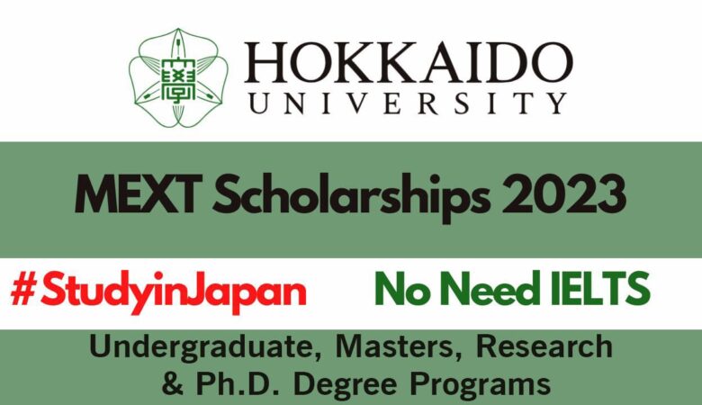 Hokkaido University MEXT Japan Government Scholarship 2024 (Fully Funded)