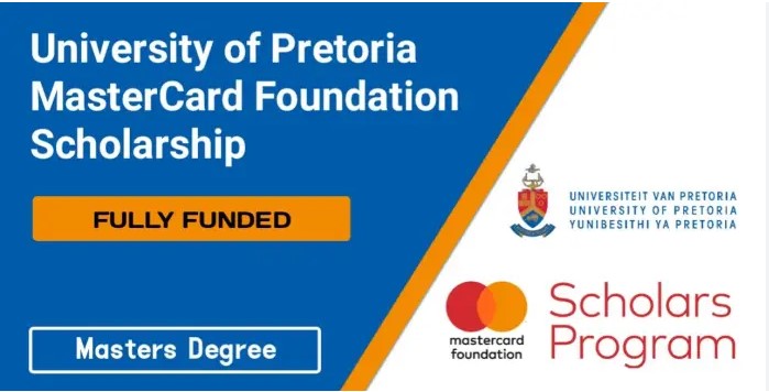 University Of Pretoria Mastercard Scholarship 2024 (Fully Funded)