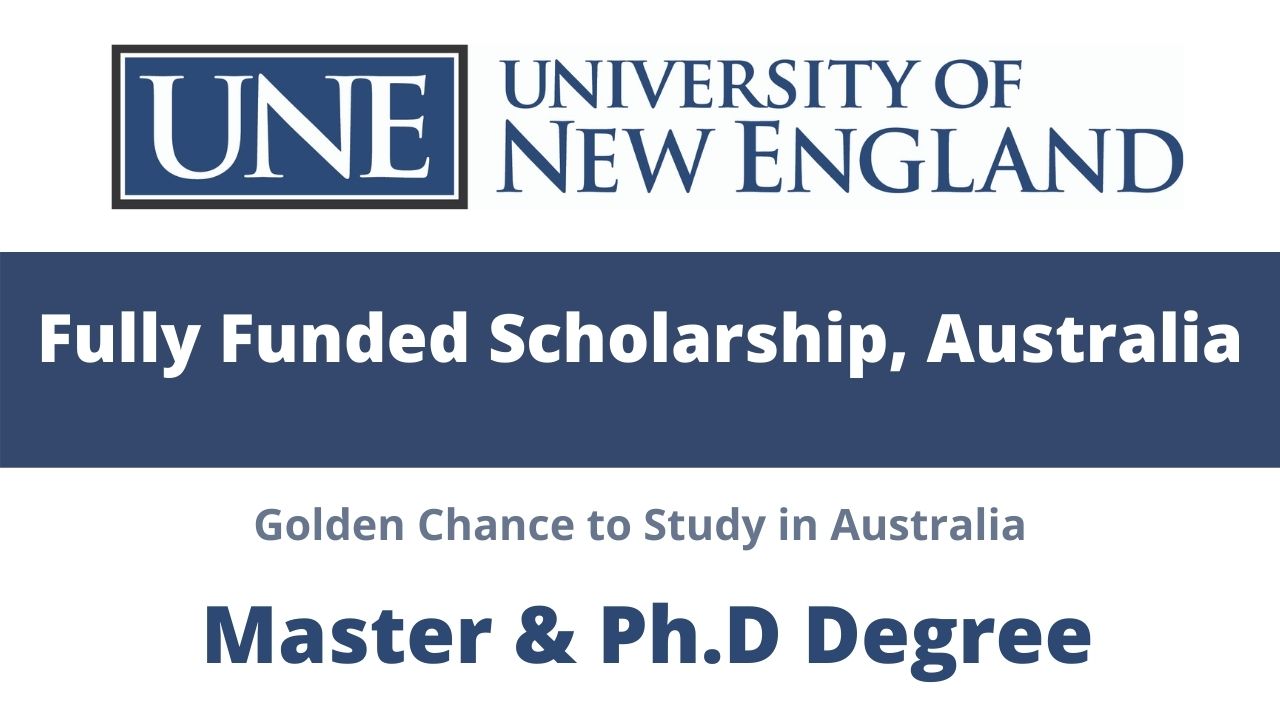 university of new england australia scholarship